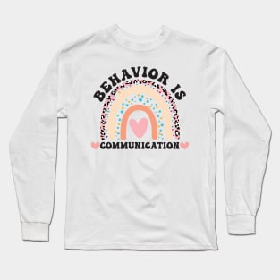 SPED Teacher Gift, BCBA , autism , school psychology ,Special Ed Teacher Long Sleeve T-Shirt